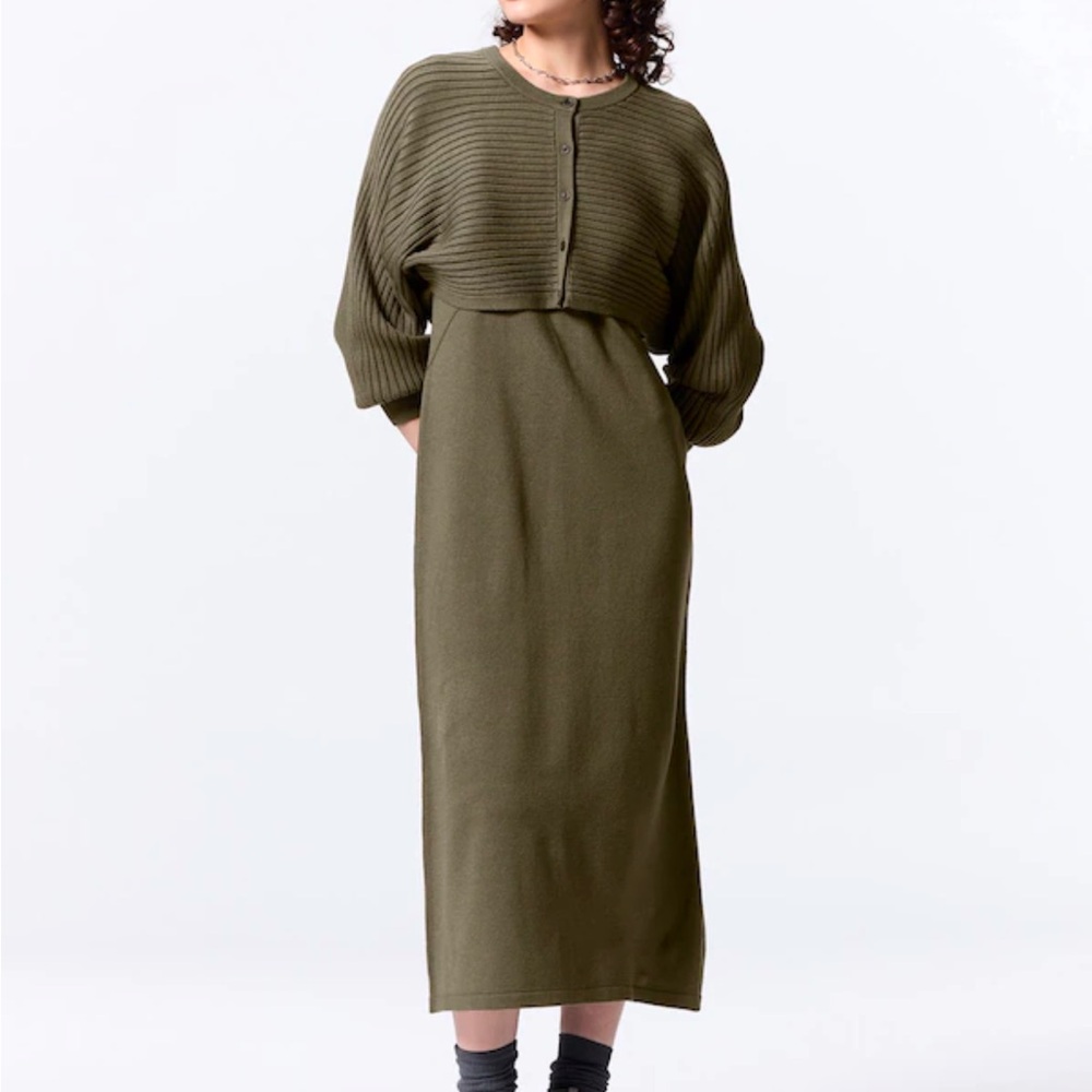 GU two piece sweater and dress